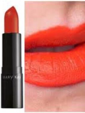 Mary Kay Matte Orange Mio Lipstick - Discontinued NIB
